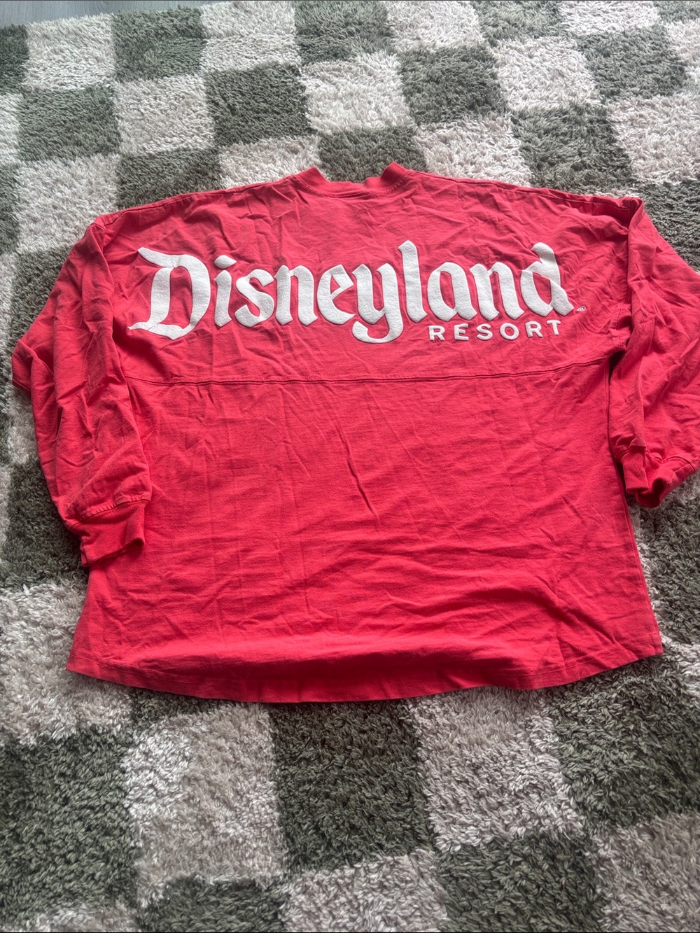 Disney Coral Long-Sleeve Disneyland Resort Spirit Jersey